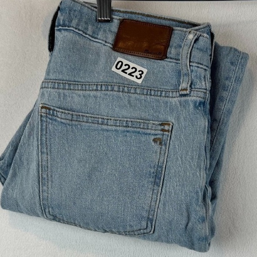 Madewell High Rise Slim Boyjean Womens 26 Jeans Light Wash Denim Everyday - Picture 13 of 13